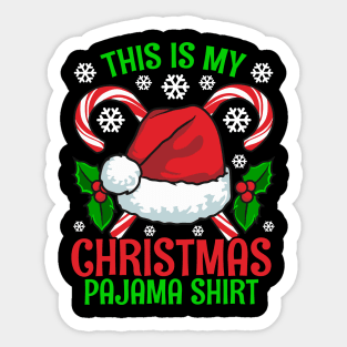 This is My Christmas Pajama Sticker